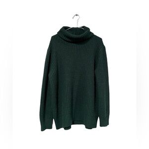 Pink Republic Dark Green Knit Turtleneck Sweater